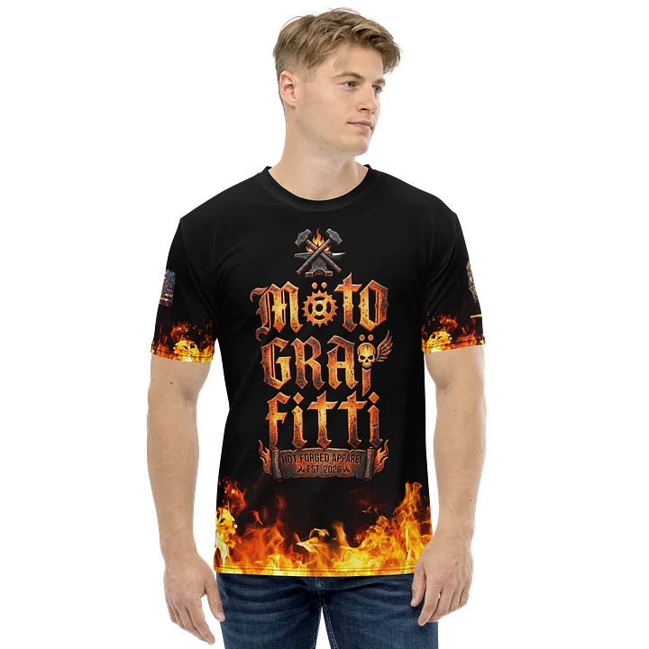 MötoGraffitti Forged Iron Tee product image (2)