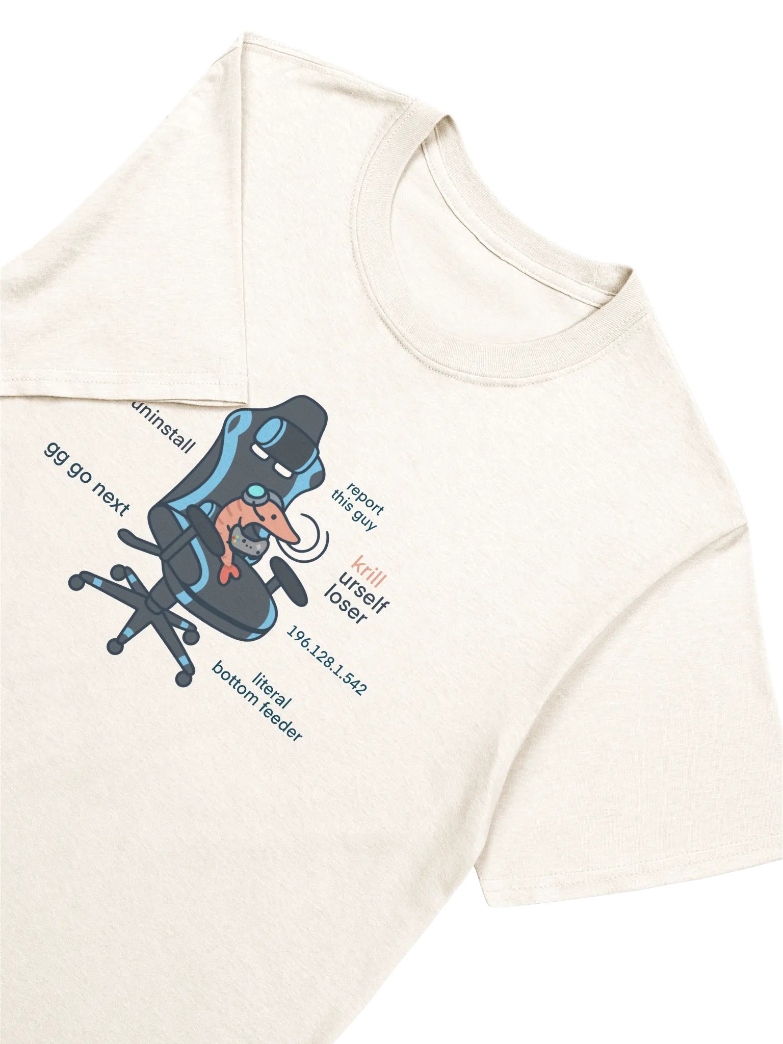 Gamer Shrimp Shirt product image (4)