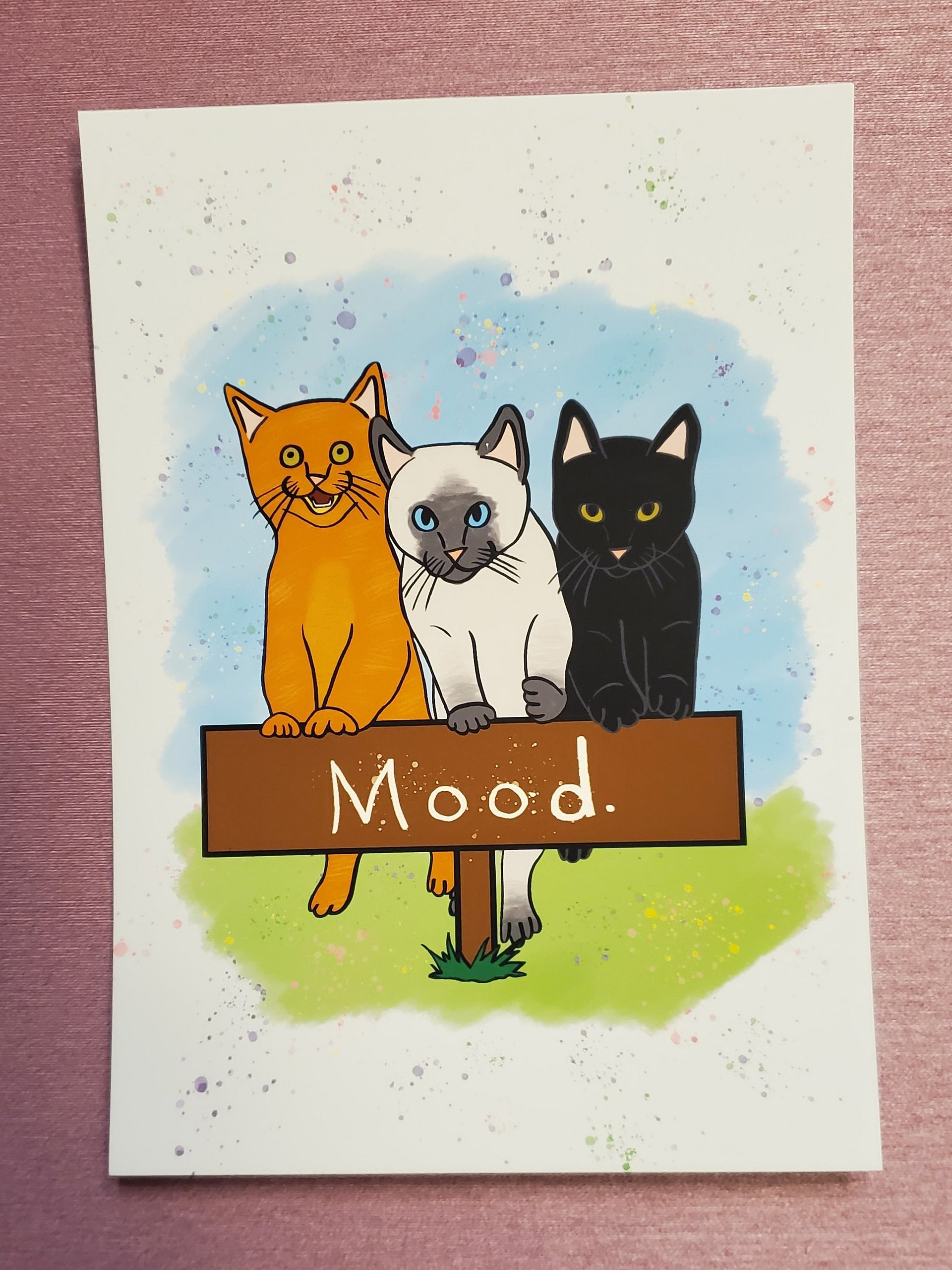 Mood Cats Art Print product image (2)