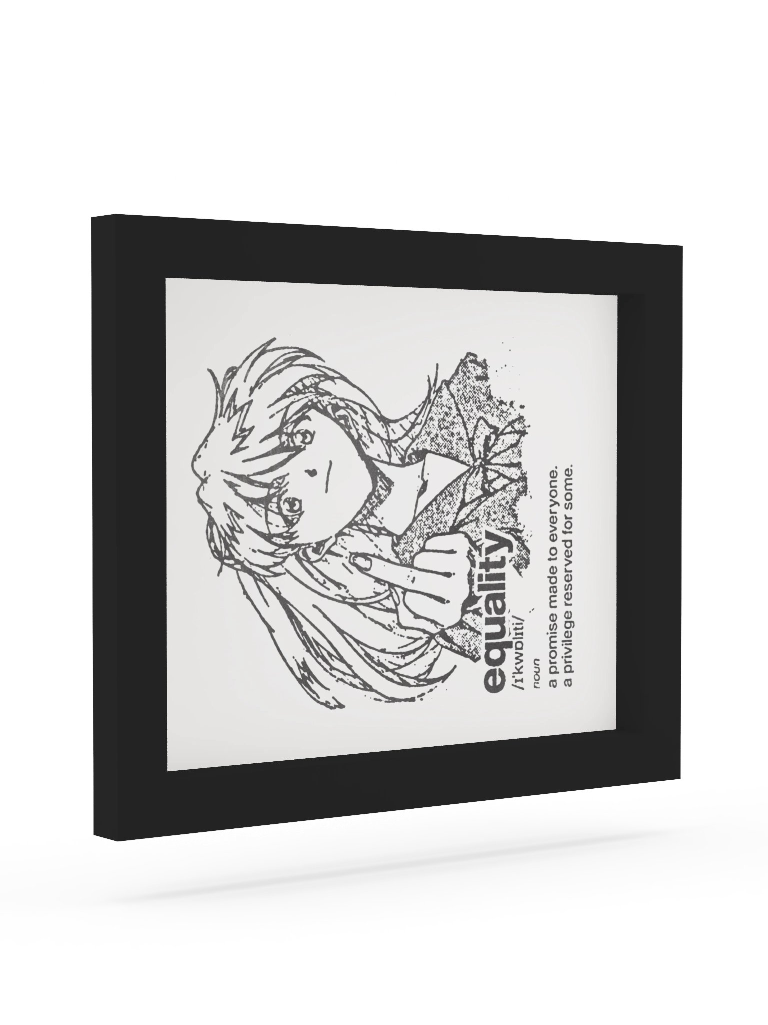 EQUALITY ! Framed Print. product image (51)