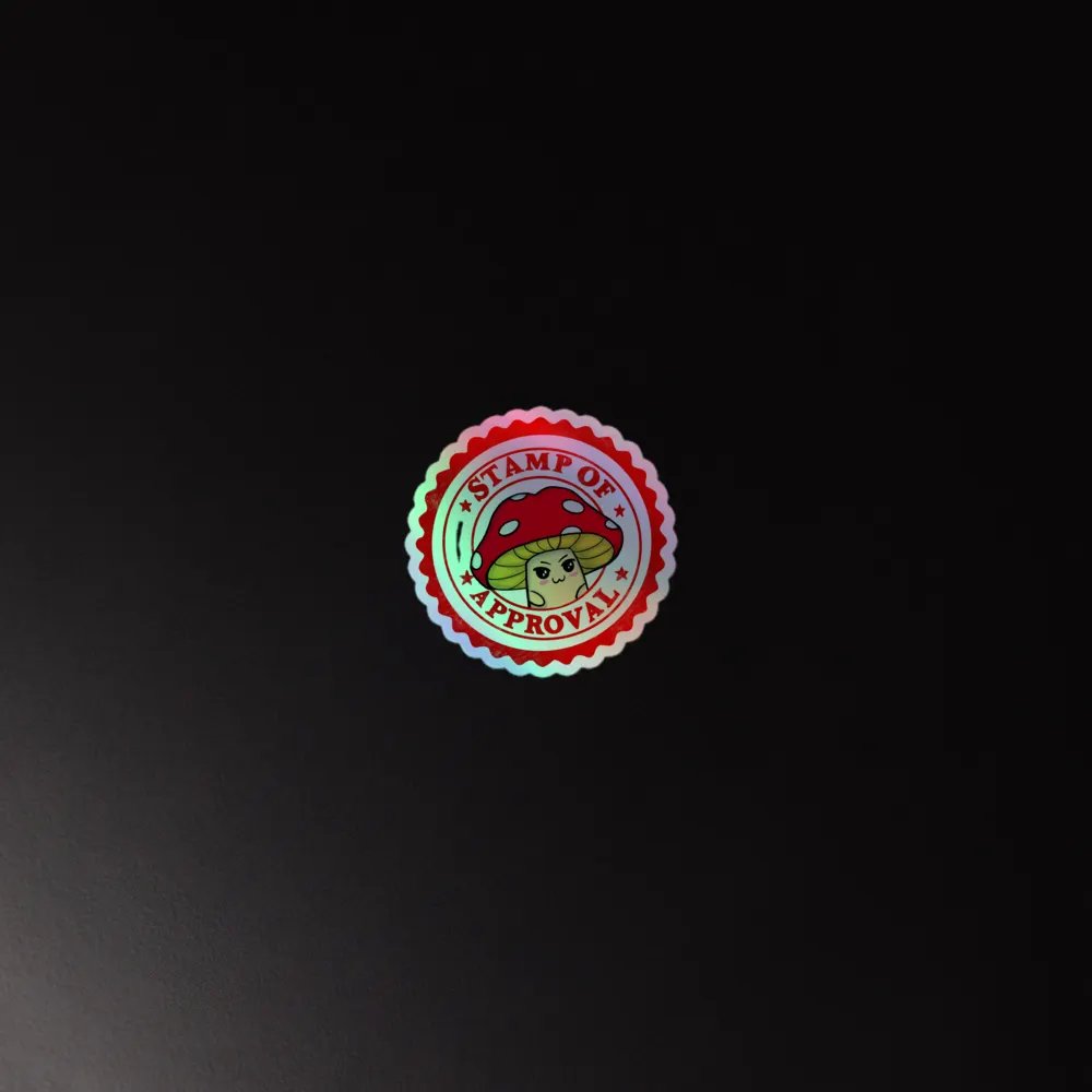 Mushroom Stamp Sticker product image (4)