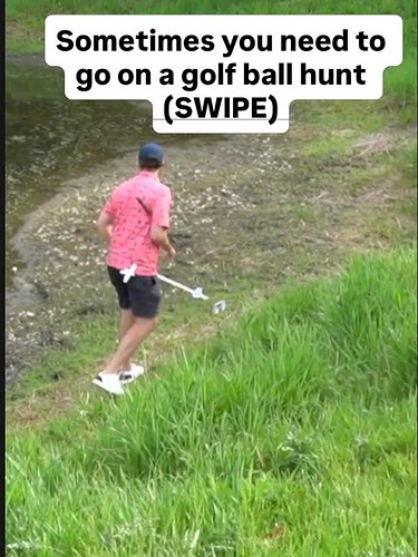 Sometimes when you're low on golf balls, you need to go on a little hunt. Full video on YouTube: Birdies & Brews...

#golf #g...