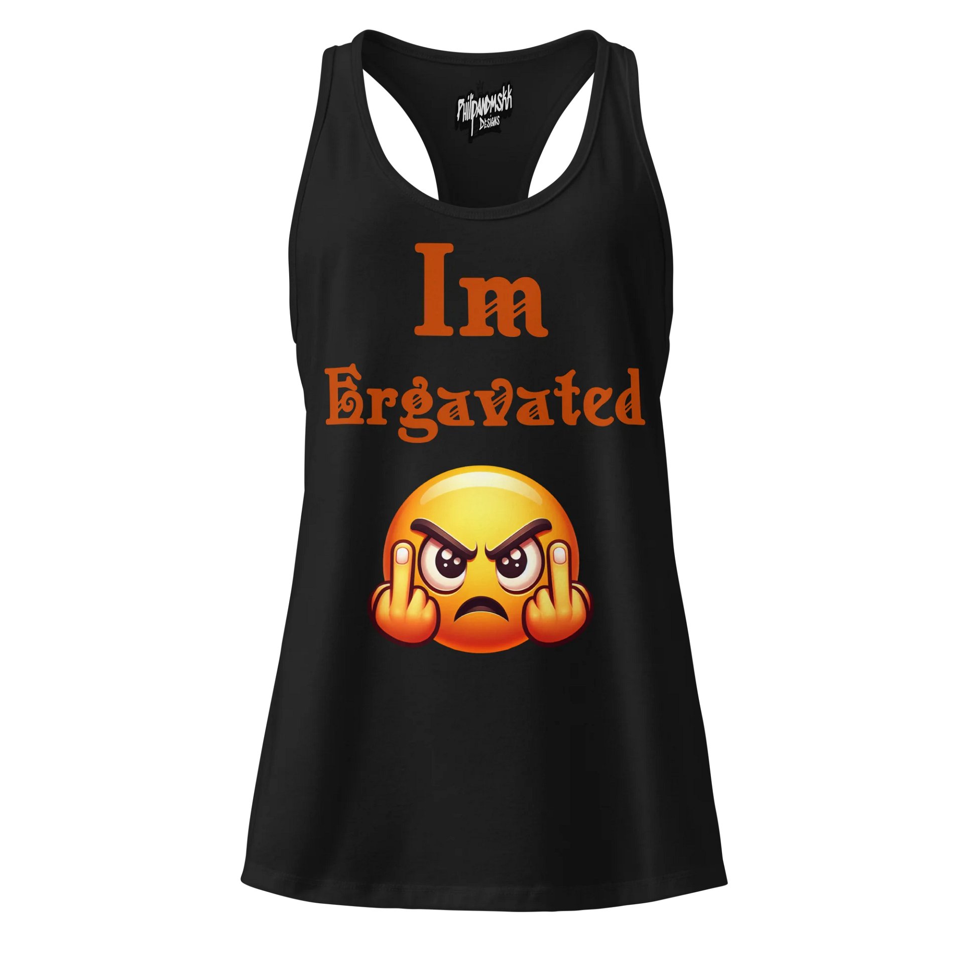 Ergavated Emoji Women's Racerback Tank product image (1)
