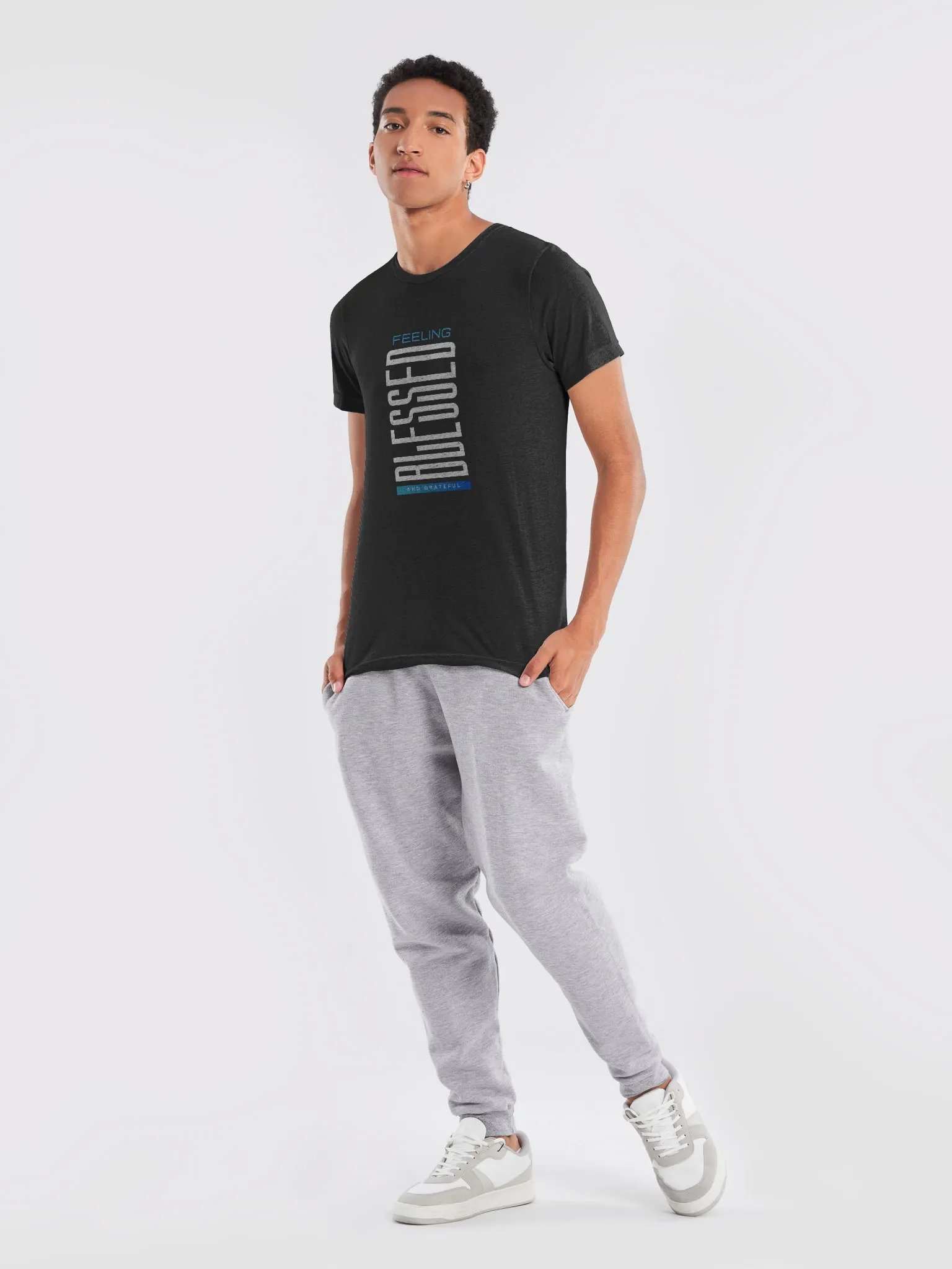 Feeling Blessed and Grateful Tri-Blend T-Shirt product image (9)