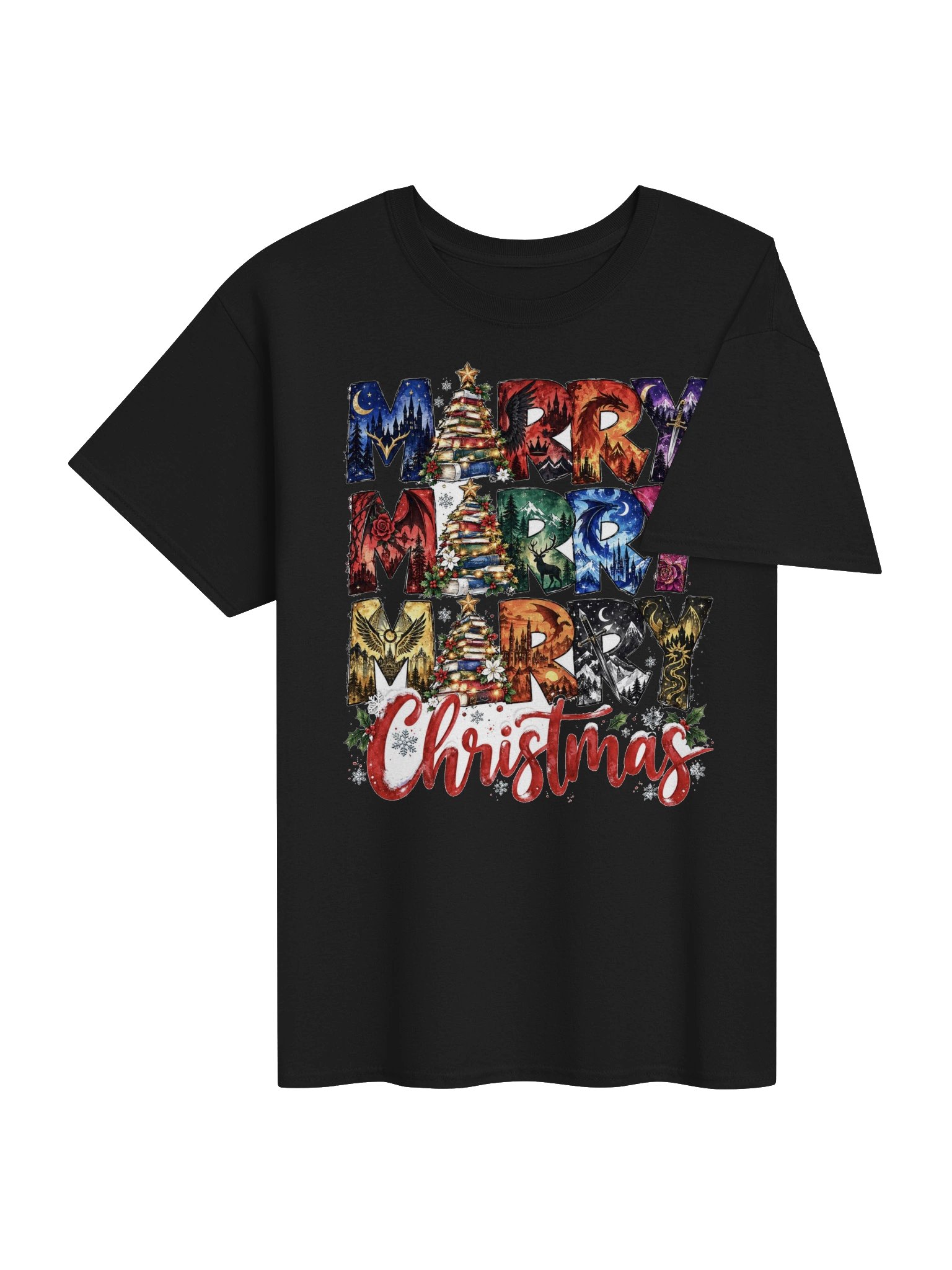 Merry Merry Merry Christmas Tee product image (4)
