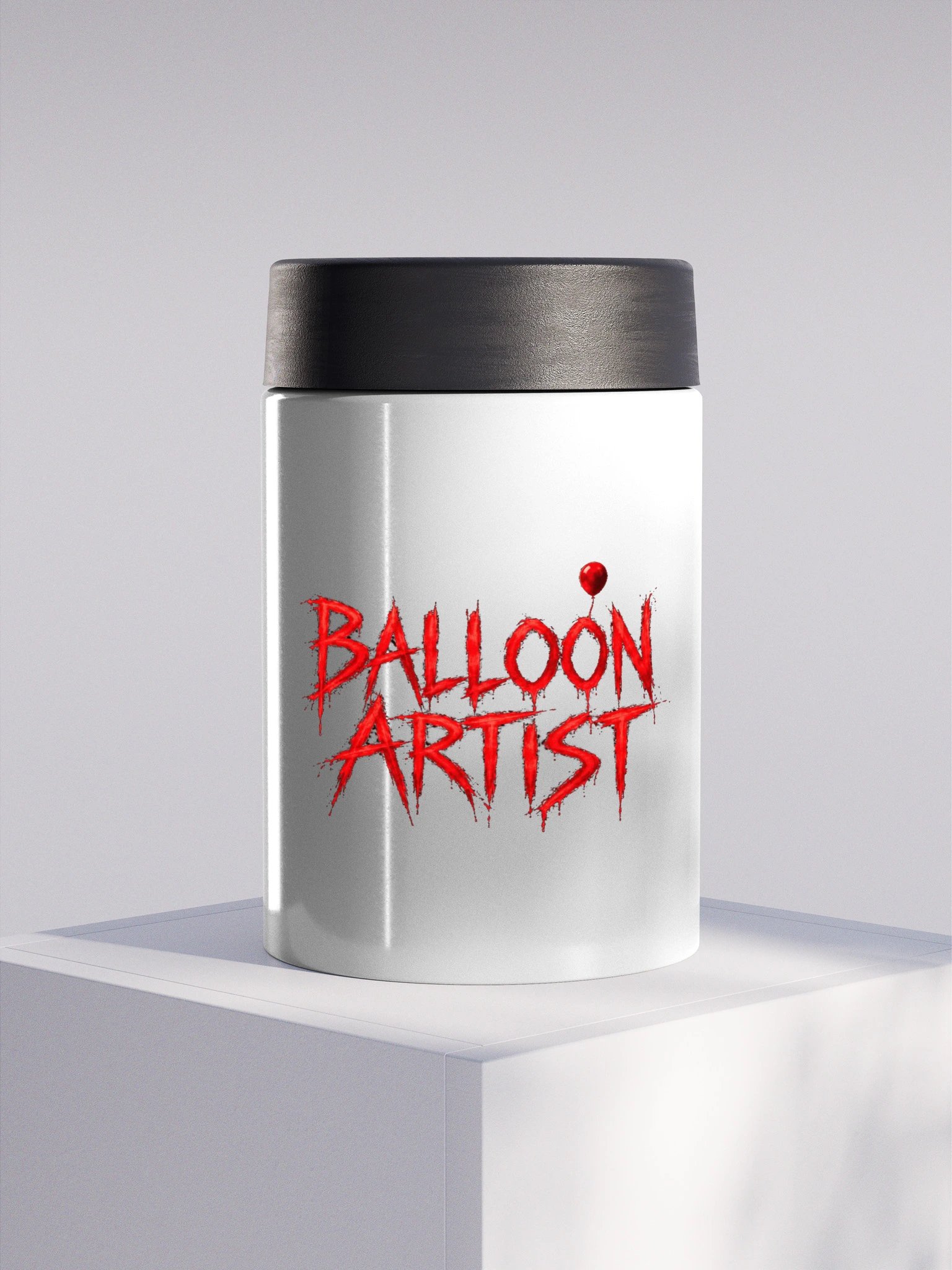 Balloon Artist Creepy Carnival Stainless Steel Koozie product image (1)