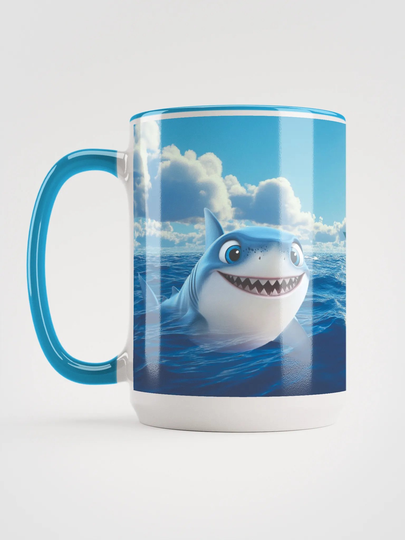 Blue Shark Cup 15oz product image (2)