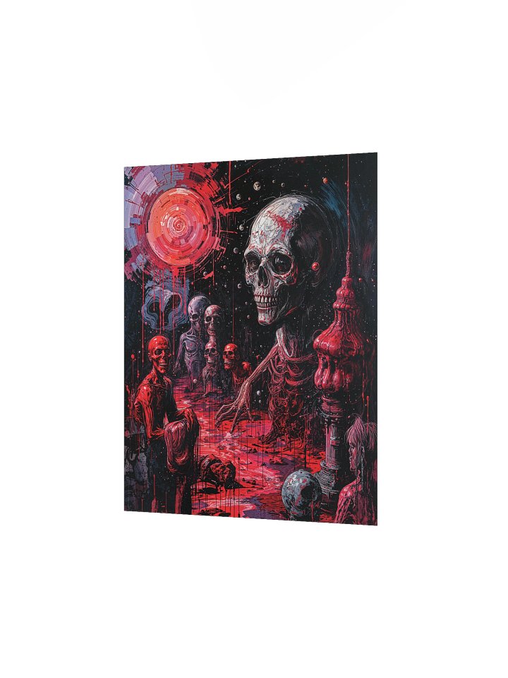 Red Orbit of the Damned Matte Poster product image (10)