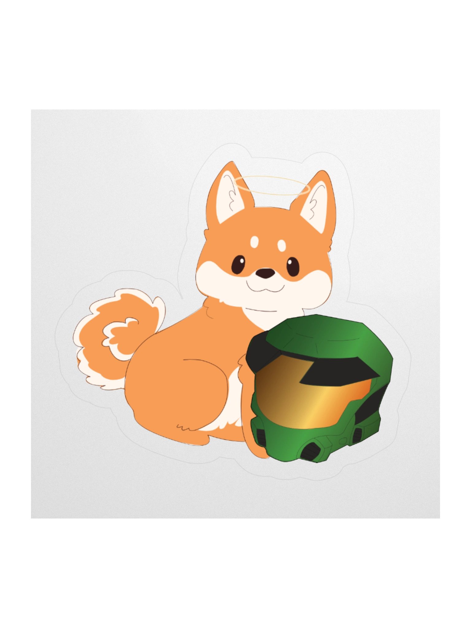 LHA + Corgi Tribute Sticker product image (1)