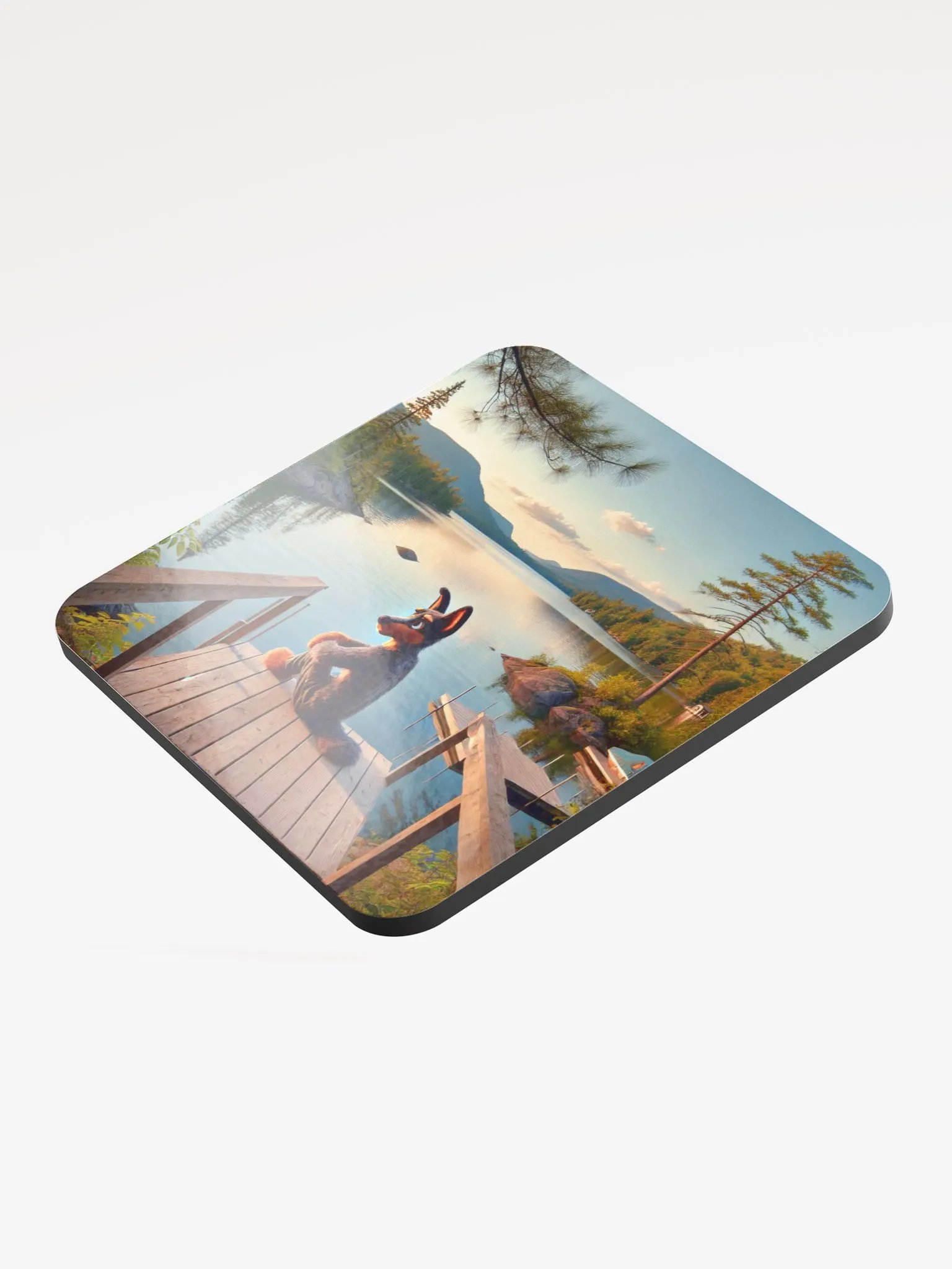 AI Generated Doberman Coaster product image (3)