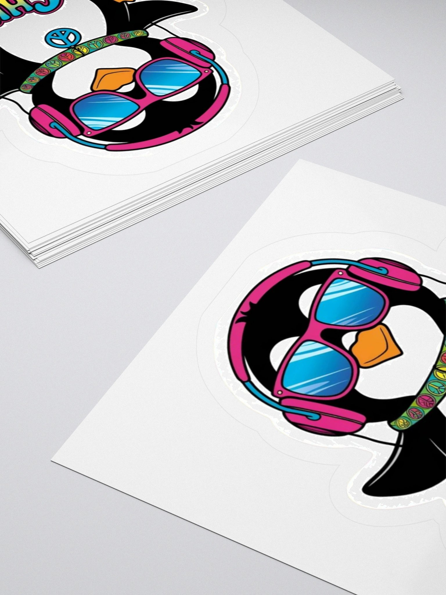 Just Chilin' Penguin Kiss Cut Stickers product image (10)