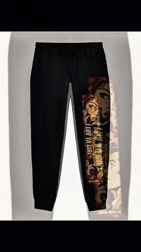 Yeah… these deserved the close-up. 📞🔥

The I Luv Ya Girl Joggers aren’t trying to be subtle. That full-length comic-inspired ...
