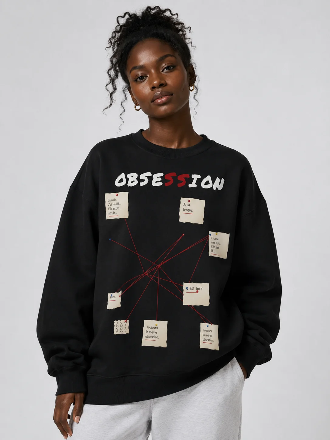 OBSESSION-Sweat coll rond Premium product image (1)