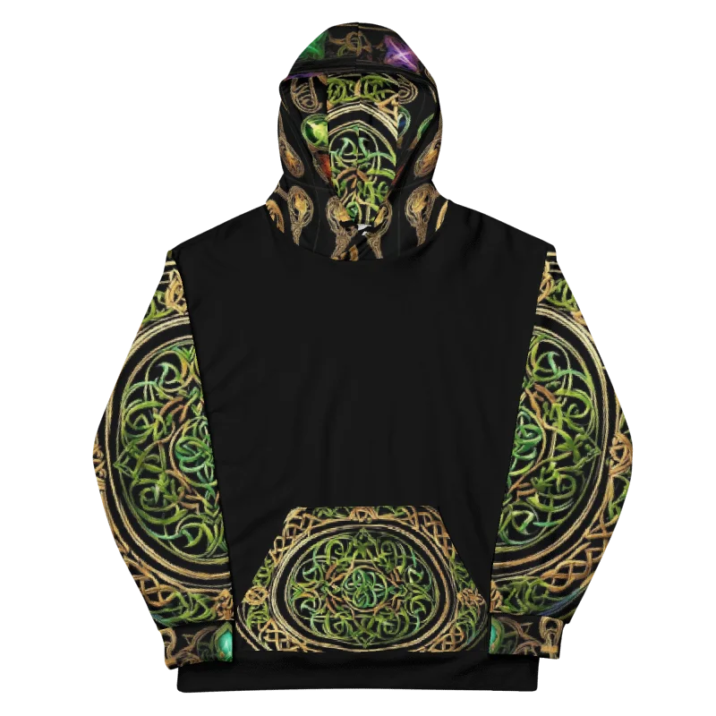 Black & Gemstone Symbology Hoodie product image (8)