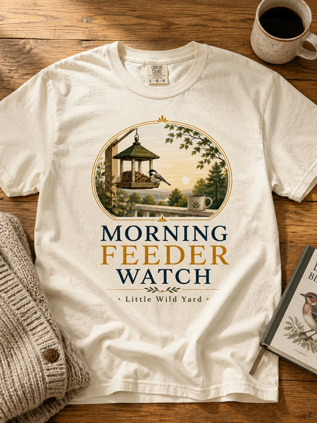 Morning Feeder Watch T-shirt product image (1)