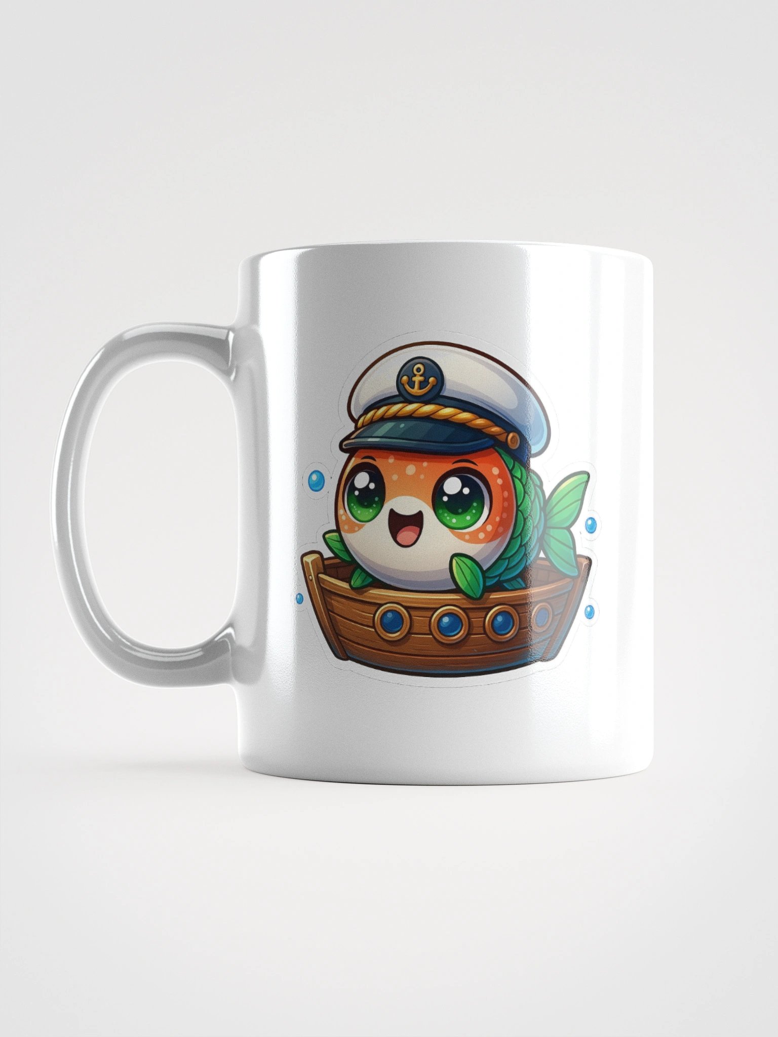 Captain Fin White Mug product image (16)