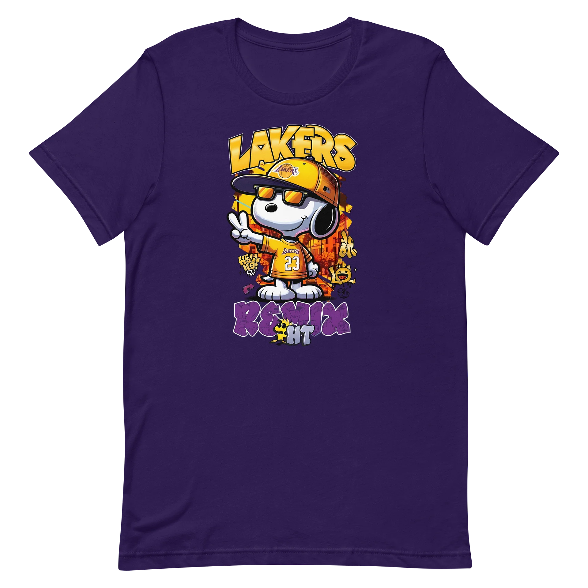 Lakers Remix Cartoon T-Shirt product image (1)
