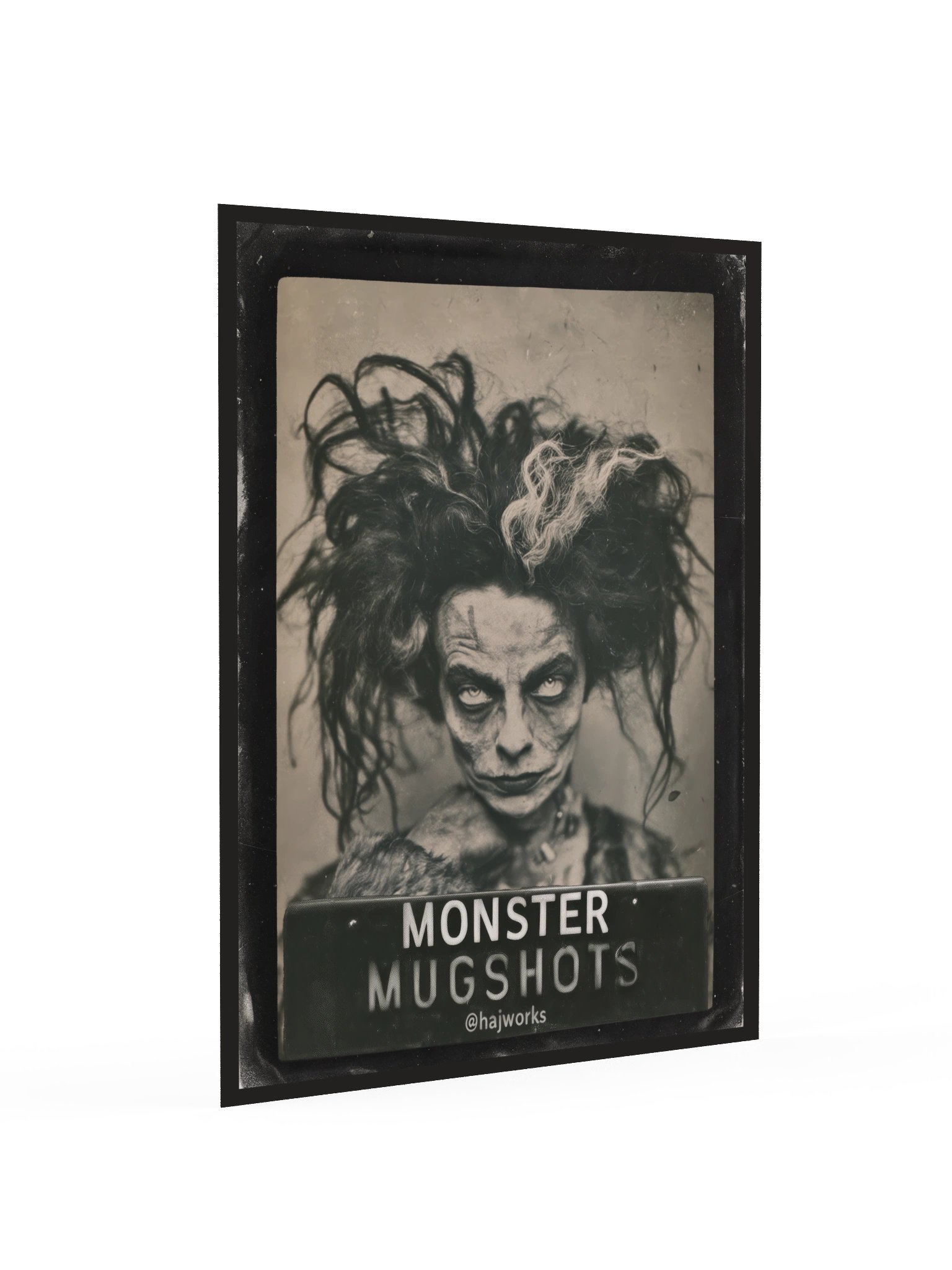 Monster Mugshots No. 008 — Matte Art Print product image (2)