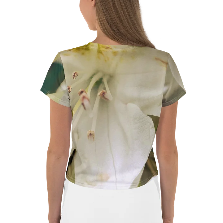 White Flower Women's Crop Tee product image (2)