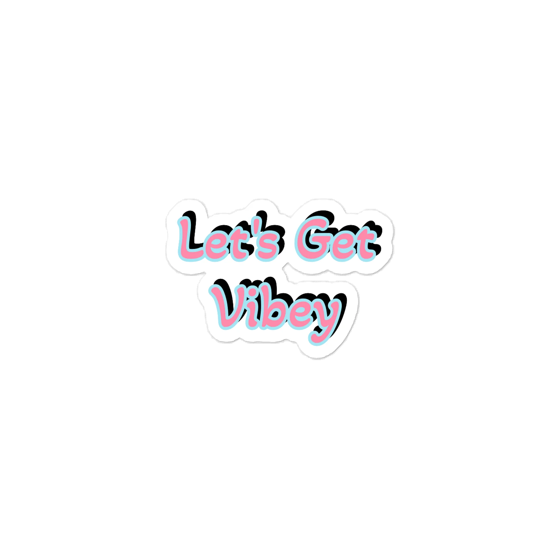 Let's Get Vibey Sticker product image (1)