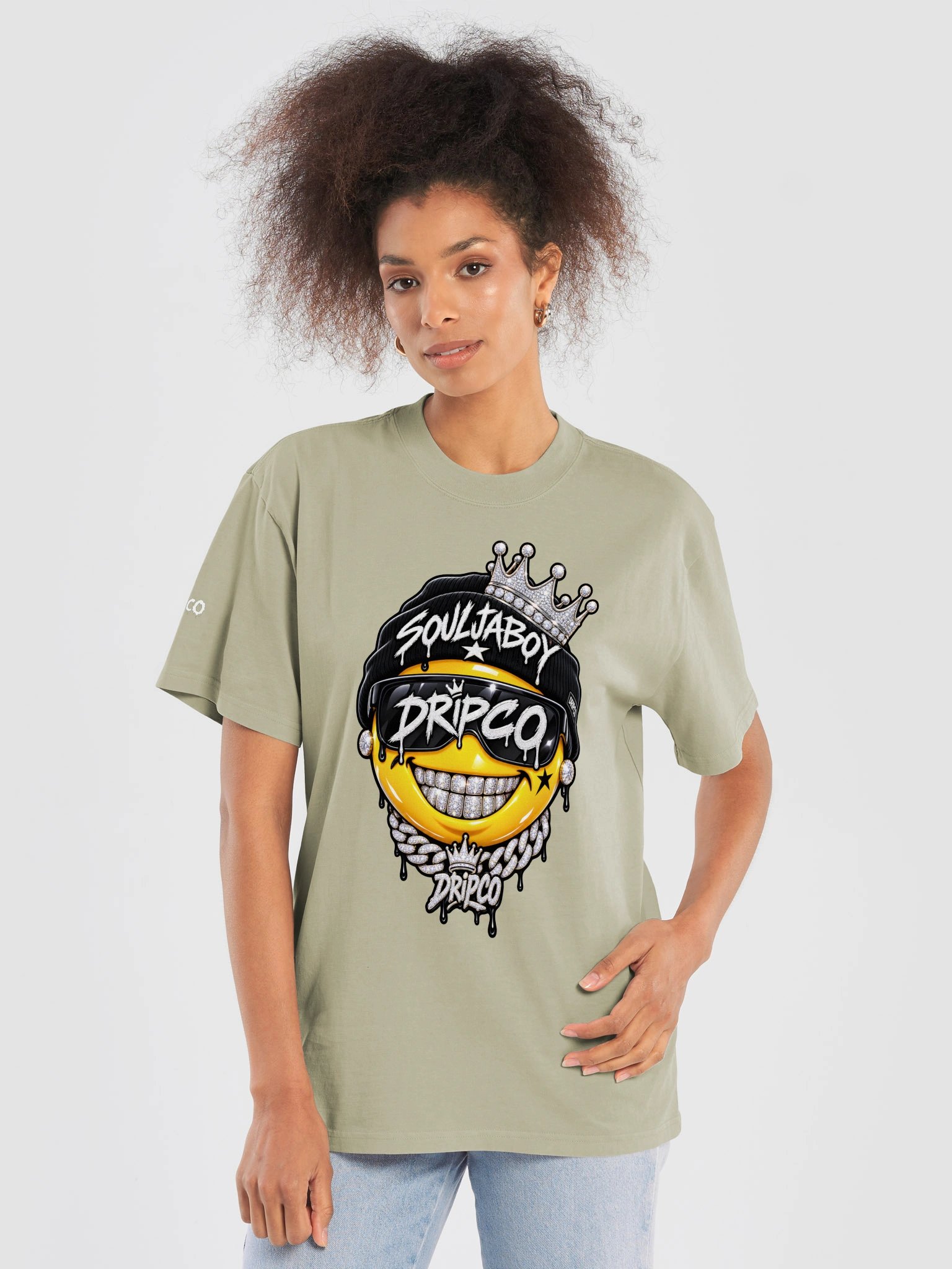 SouljaBoy Drip Smiley Oversized Tee product image (25)
