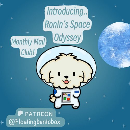 I am excited to announce that I FINALLY started “Ronin’s Space Odyssey” last month! This is a monthly art club that is based ...