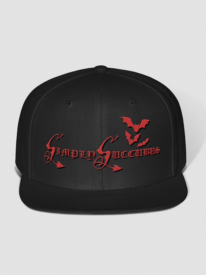 SimplySuccubus Bat Logo Snapback Hat product image (6)