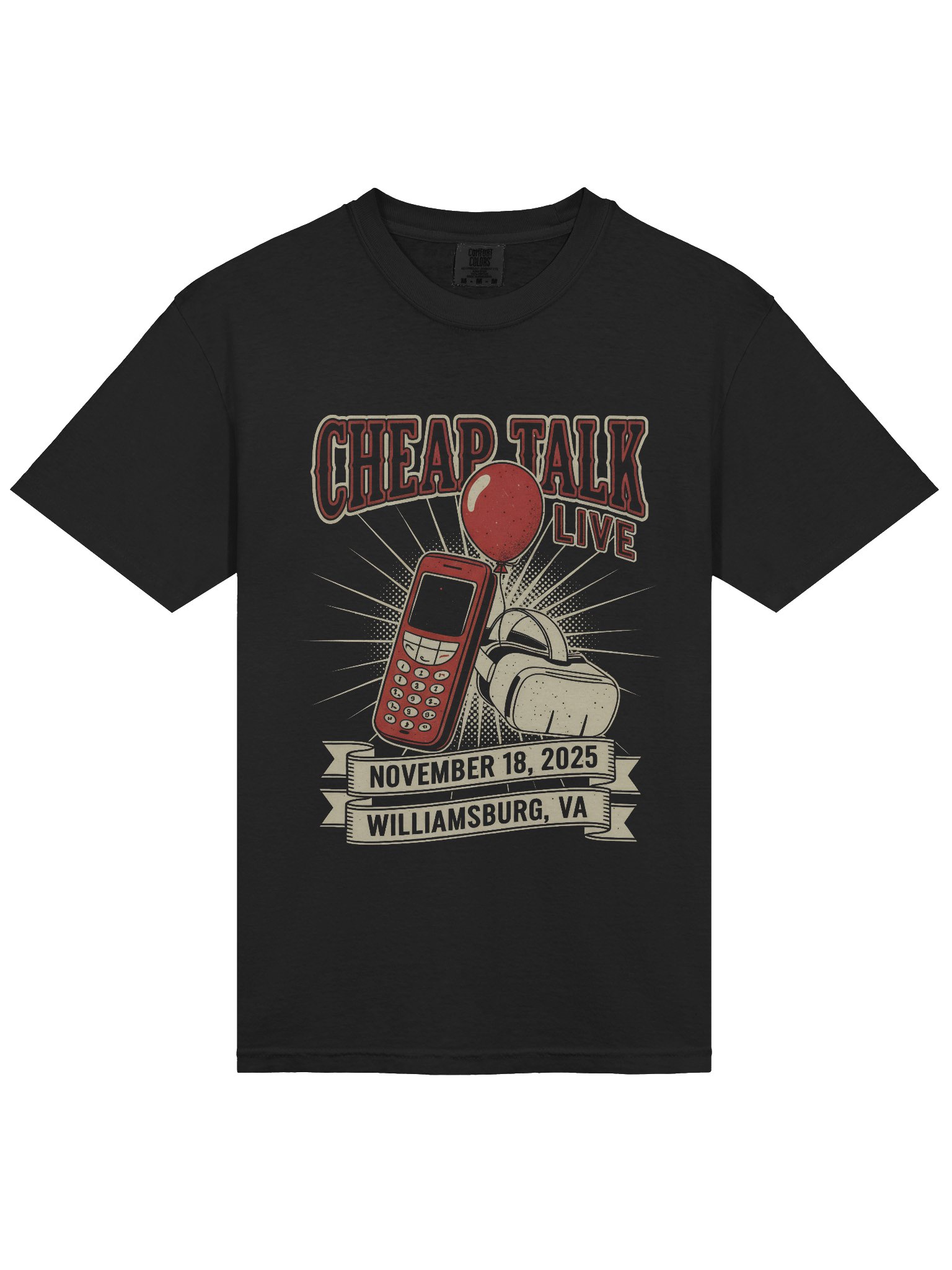 Cheap Talk Live Tee 2025 product image (73)