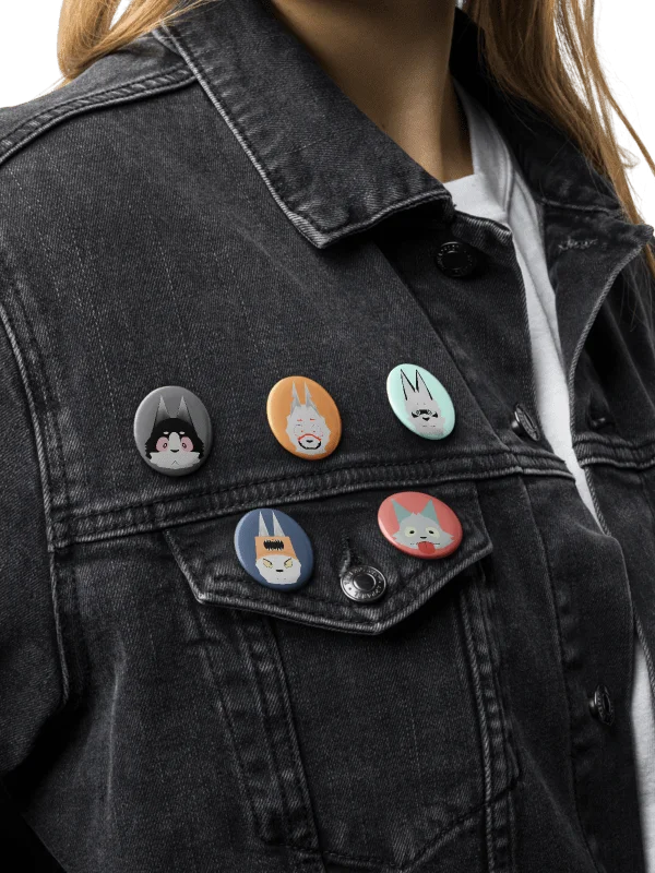 FACES | Face Pin Set 4 product image (3)