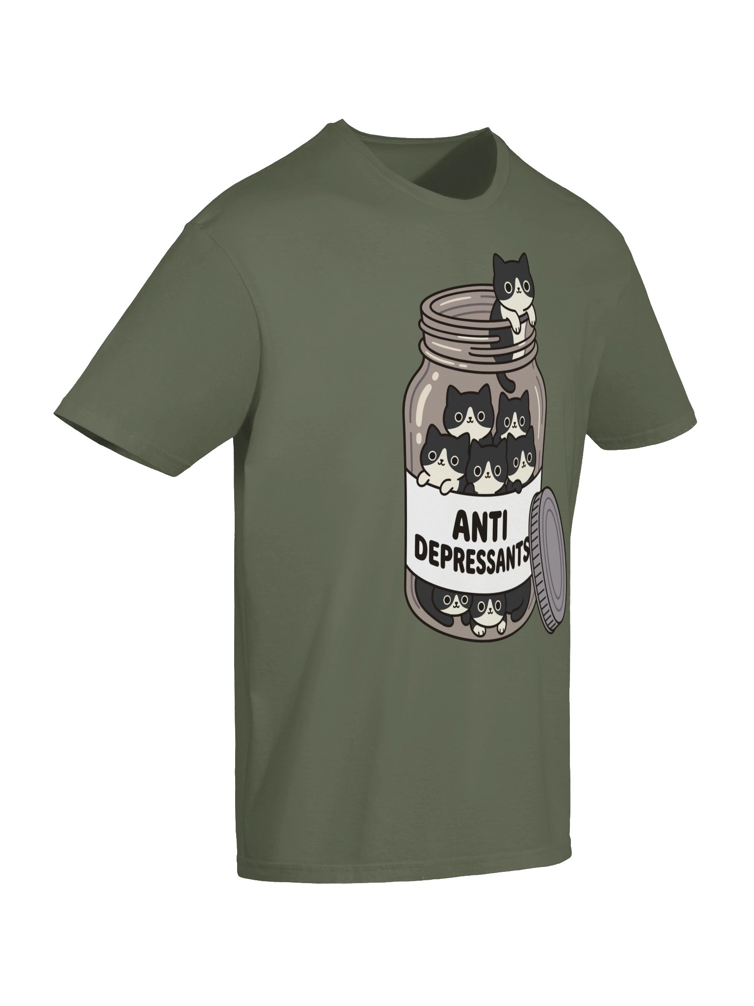 Anti Depressants Tuxedo Cat Tee product image (17)