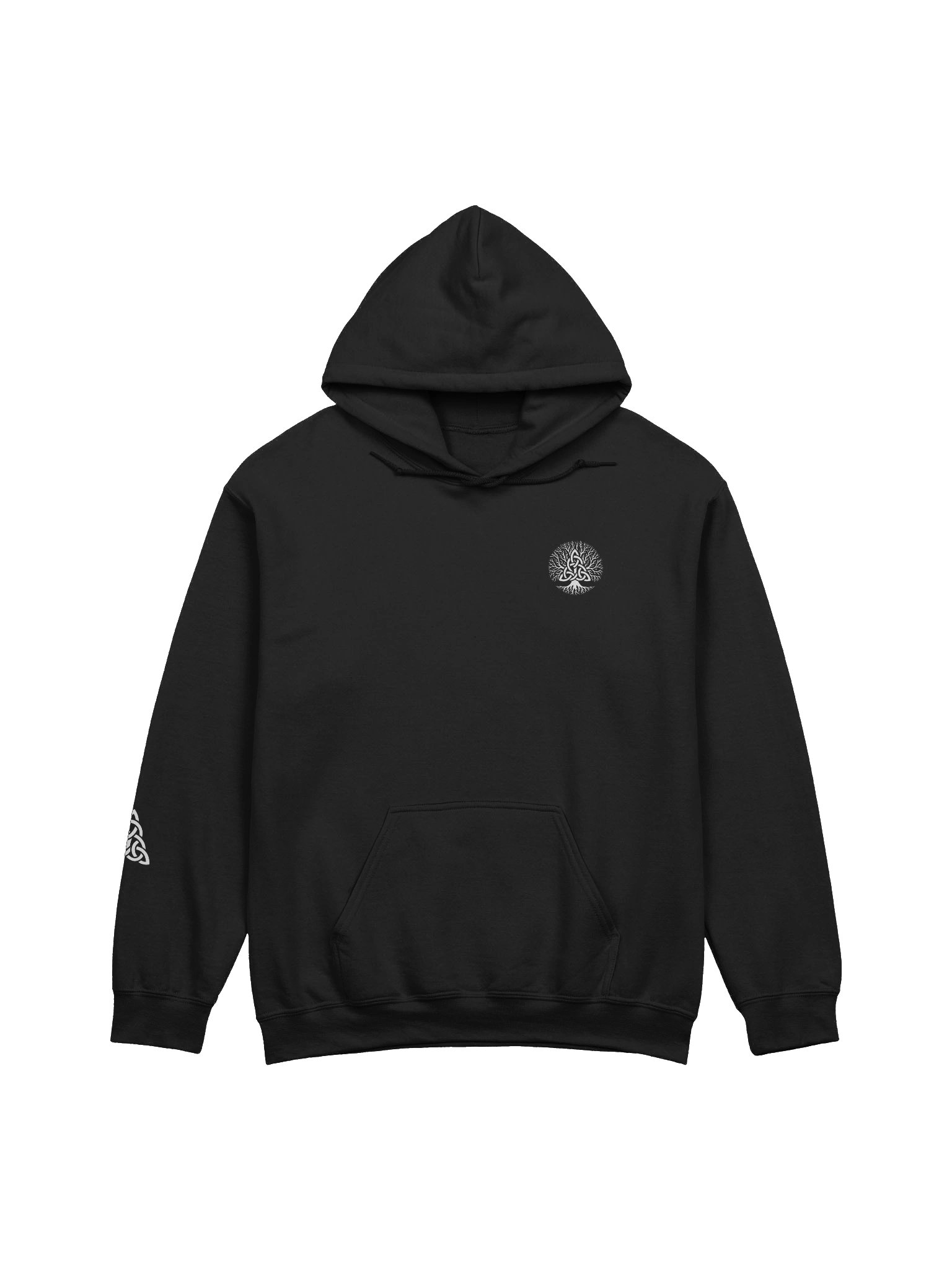 Tree of Life Triquetra Hoodie – As Above So Below Symbolic Design Gildan Classic product image (3)