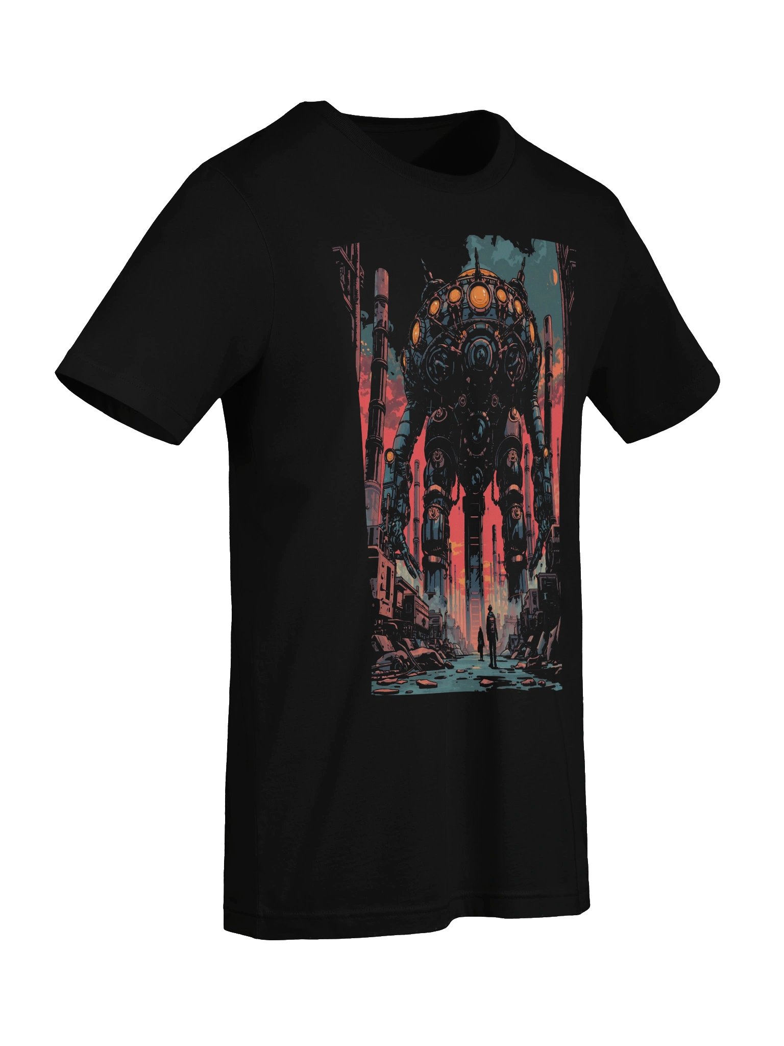 Giant Mech Retro-Futurist Lightweight T-Shirt product image (2)