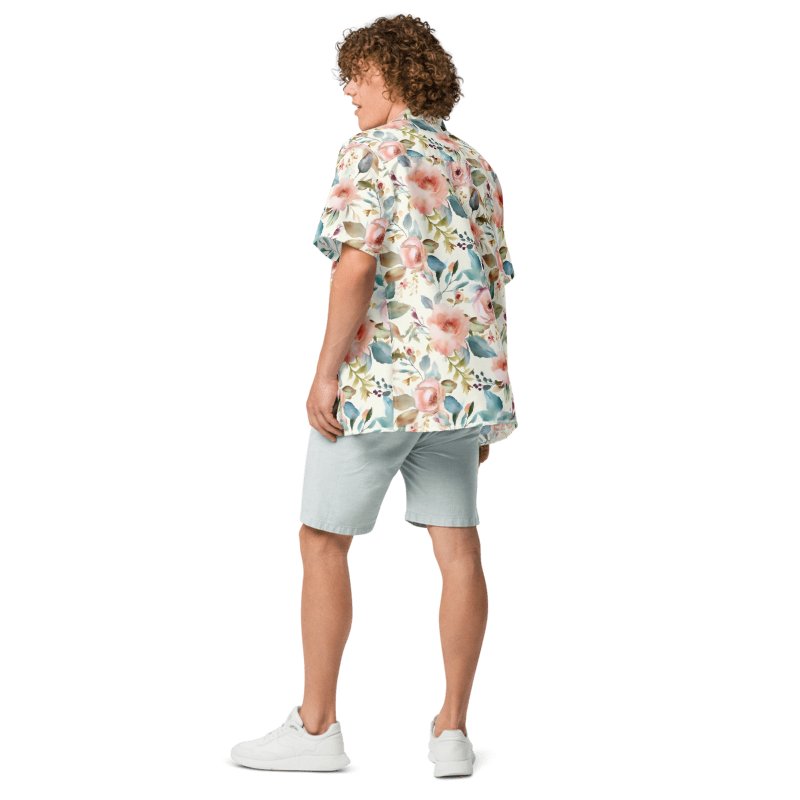 PINK ROSES HAWAII SHIRT product image (6)