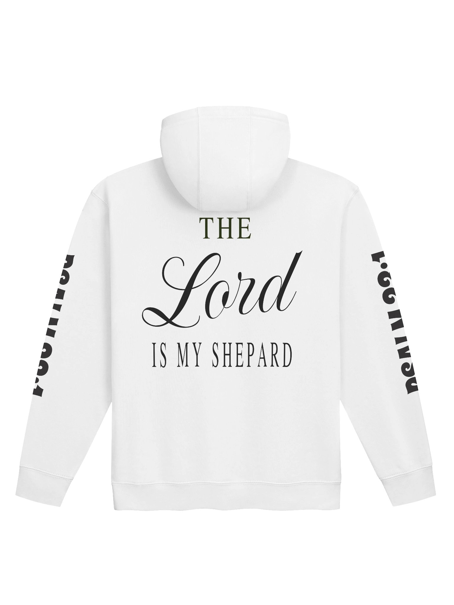 D2You Hoodie - The Lord is My Shepard (Back - Sleeve) product image (2)
