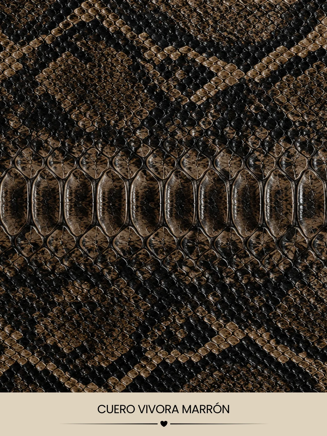 CUERO VÍBORA MARRÓN product image (1)