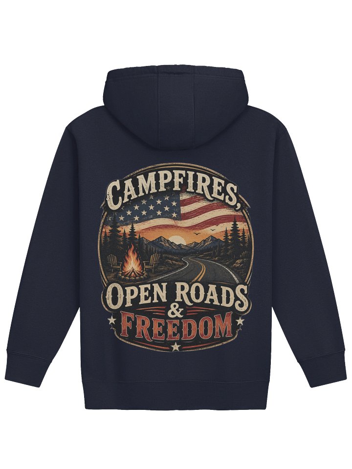 Campfires, Open Roads & Freedom Hoodie 🇺🇸🏕️ product image (19)