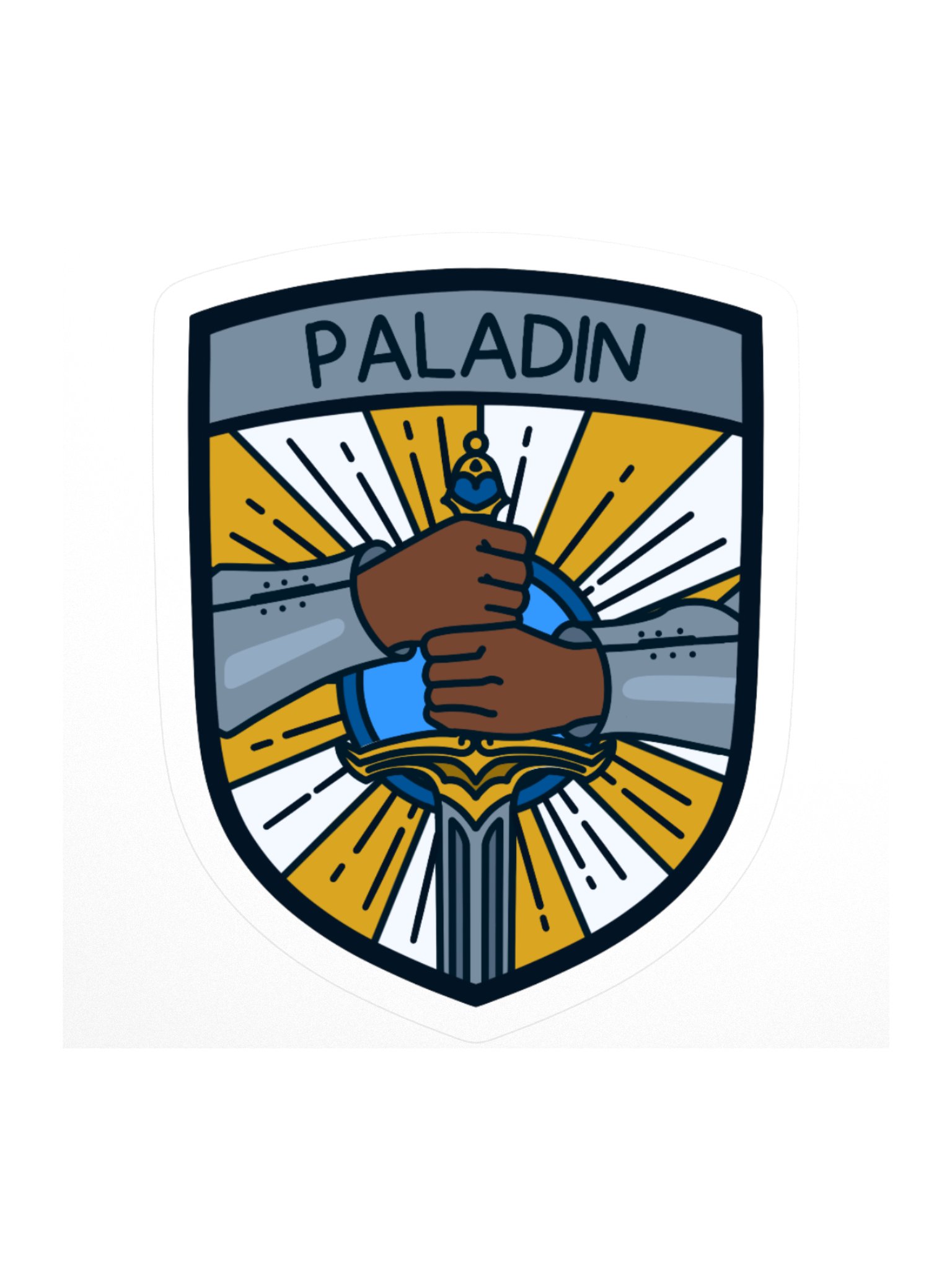 Paladin Emblem Sticker product image (2)