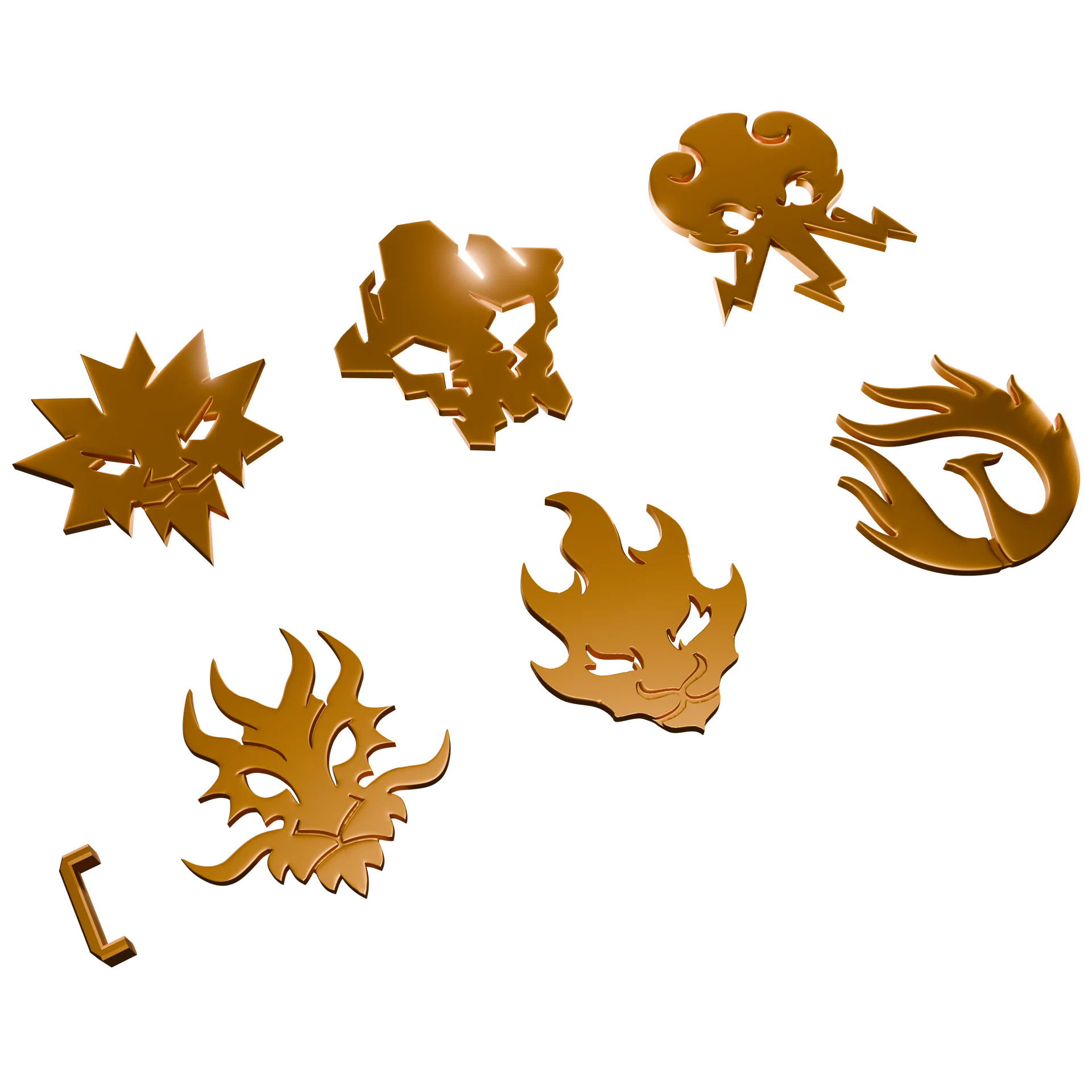 Ninjago - Ninja Emblems model files product image (1)
