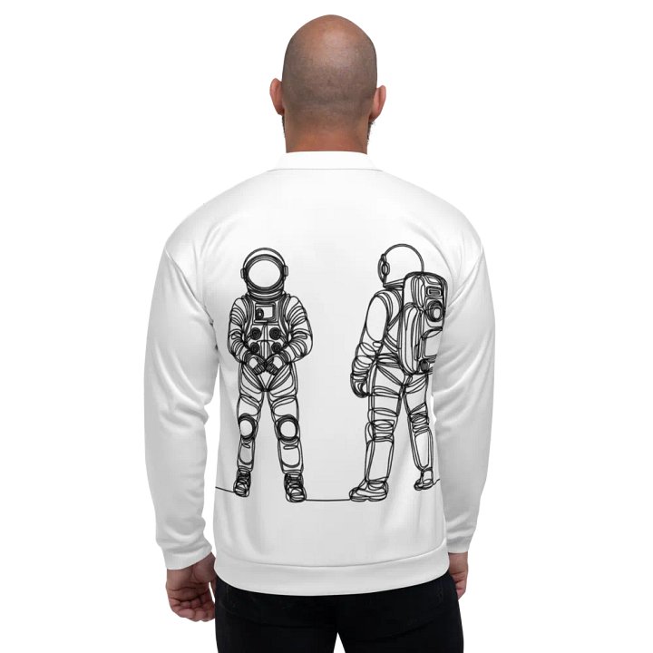 Galactic Explorer LIne Art All-Over Bomber Jacket product image (2)