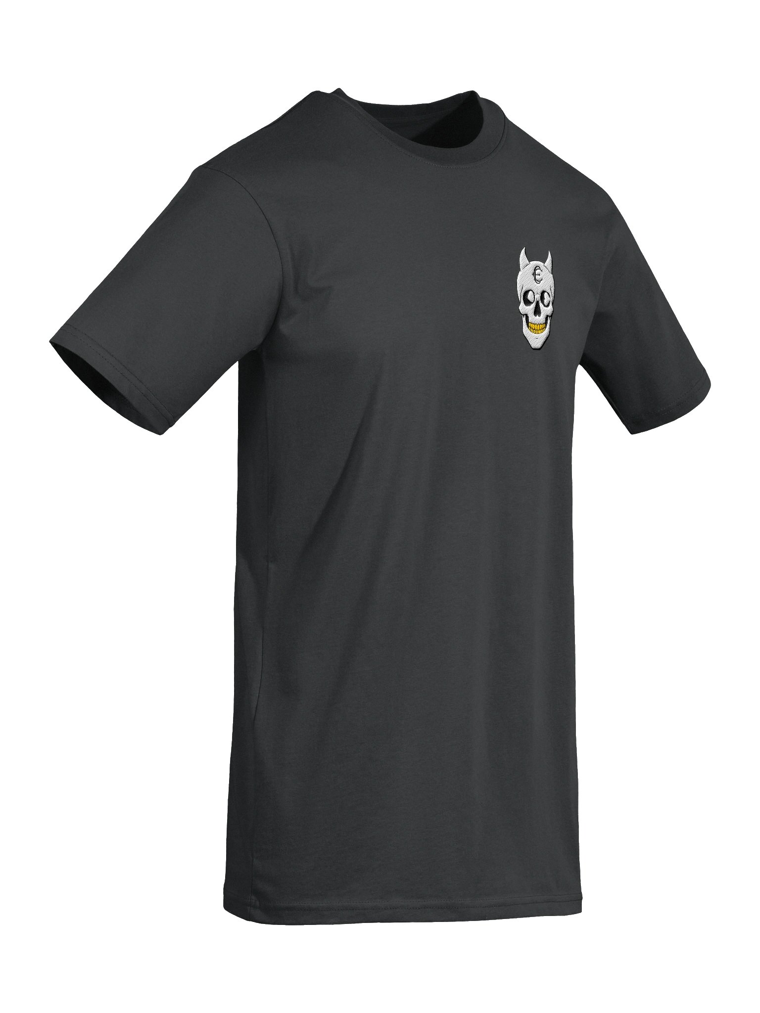 Gold Teeth Embroidered POG Skull Heavyweight Tee product image (8)