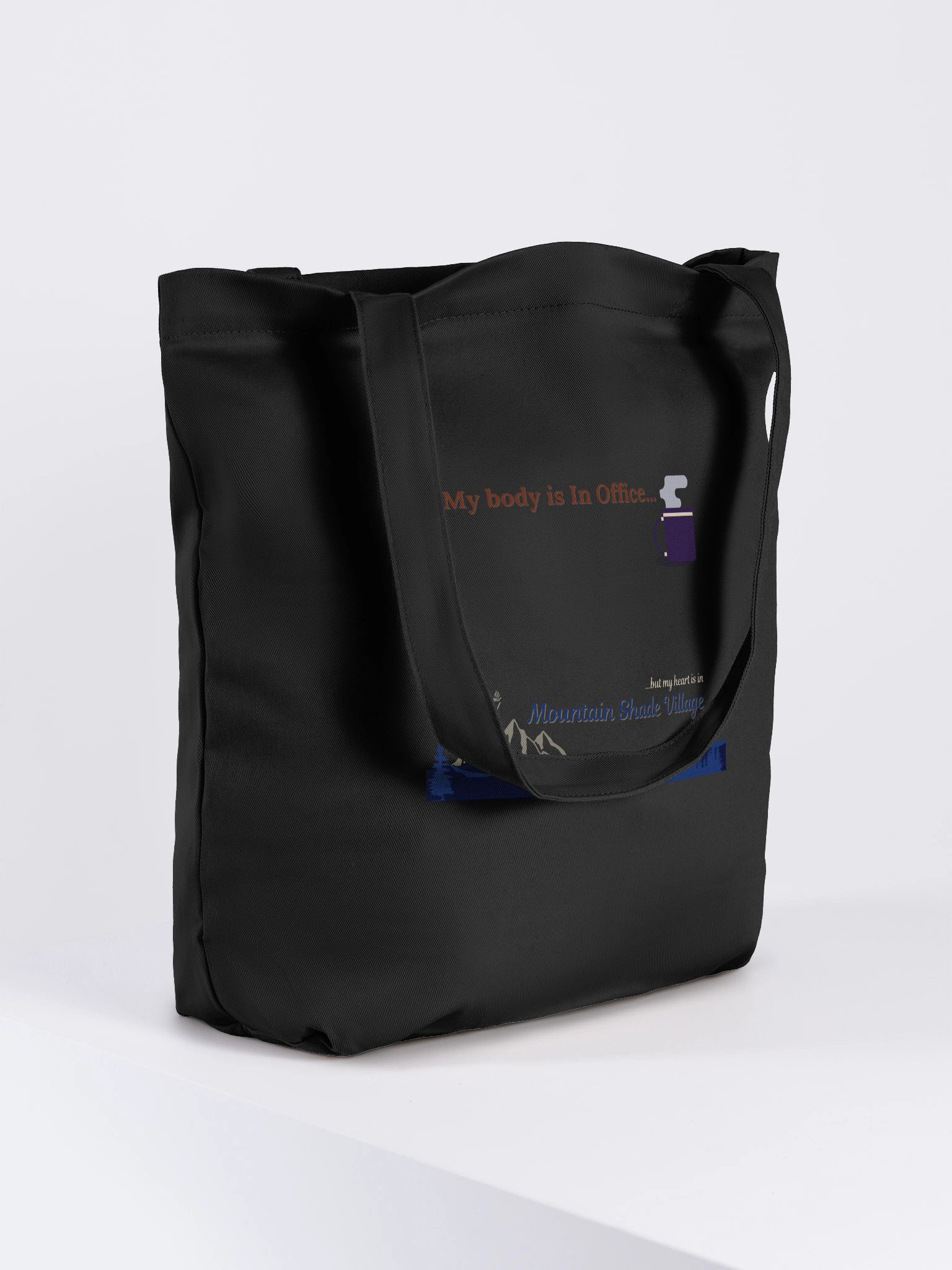 My Body is In Office Tote Bag (tall) product image (4)