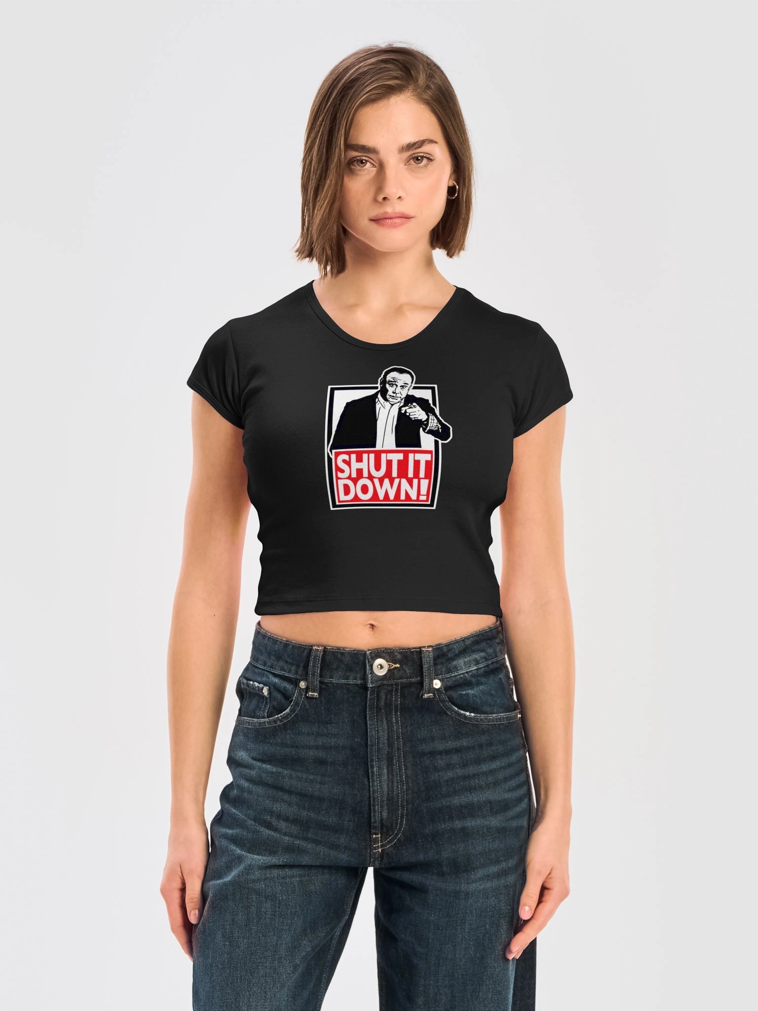 Shut It Down Graphic Women's Tee product image (15)