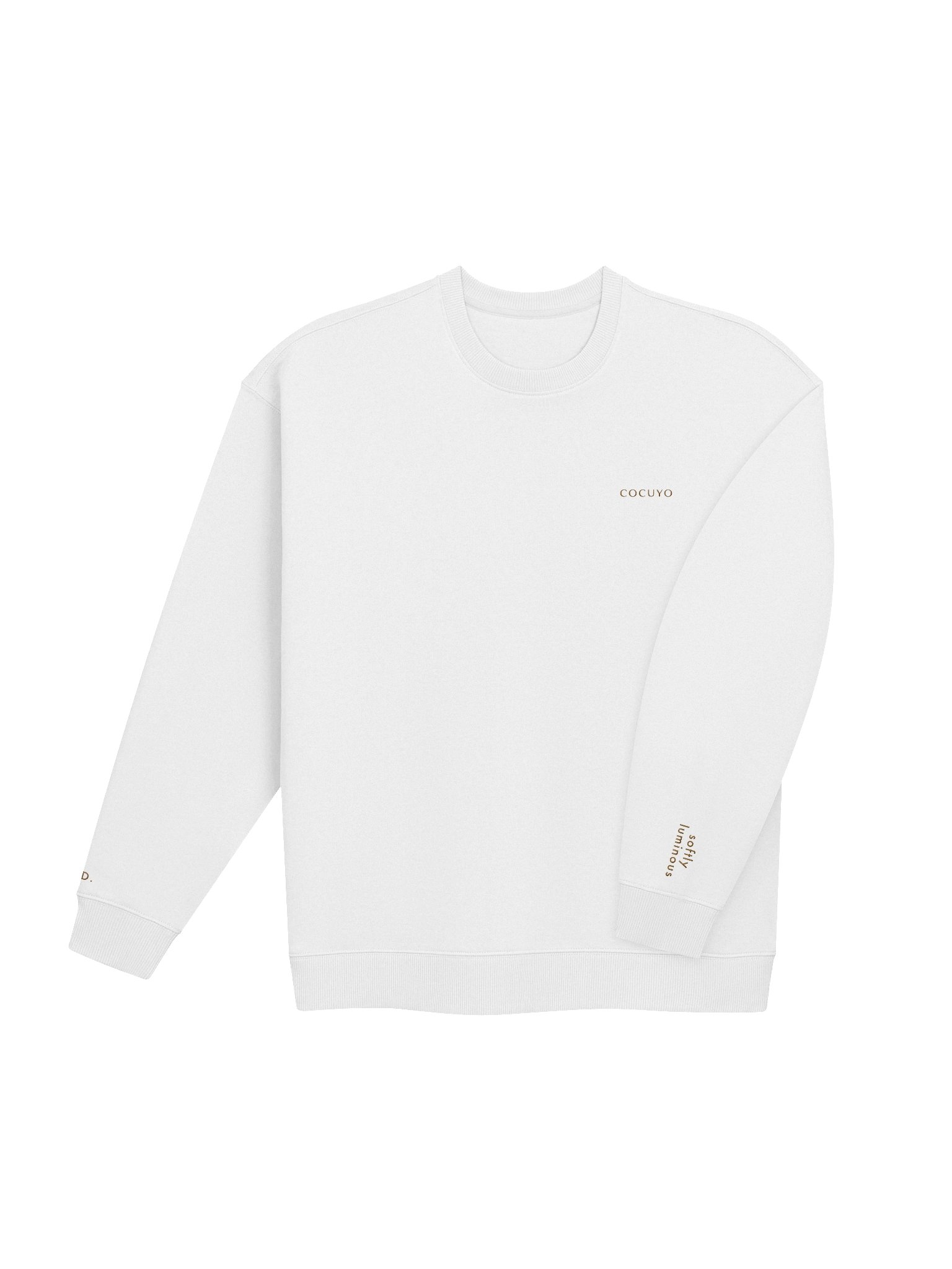 softly luminous — E.D. | Unisex Organic Oversized Sweatshirt product image (3)