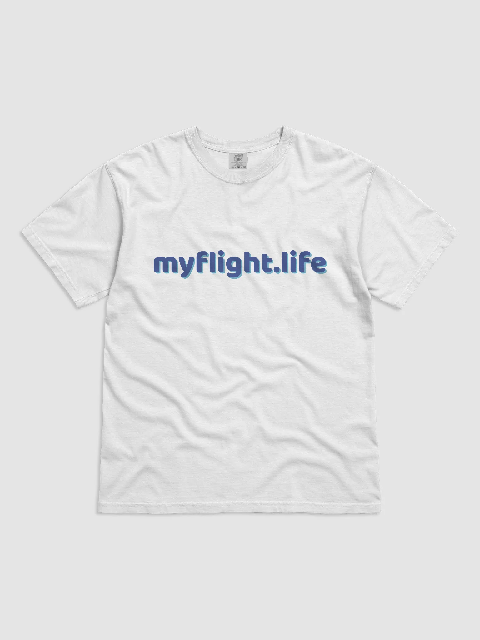 MYFLIGHT.LIFE LOGO LIGHT | T-Shirt For Route Trackers product image (3)