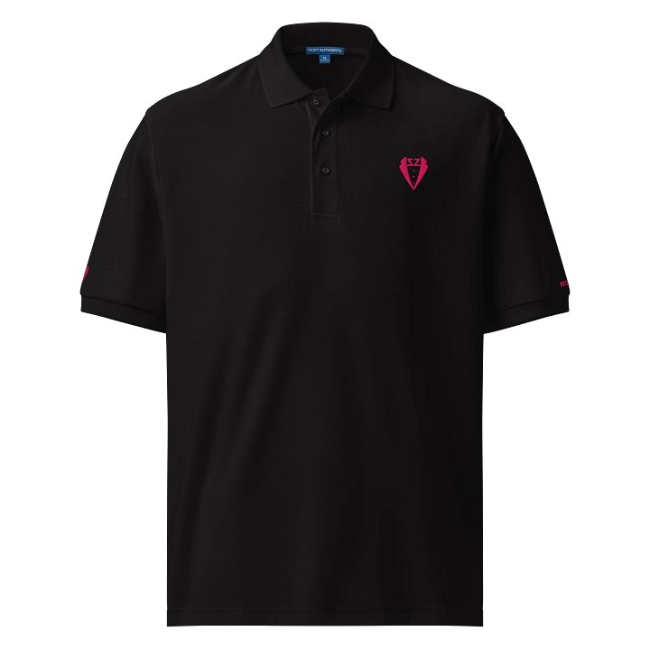 Setzera Embroidered Polo Shirt (Flamingo Thread) product image (1)