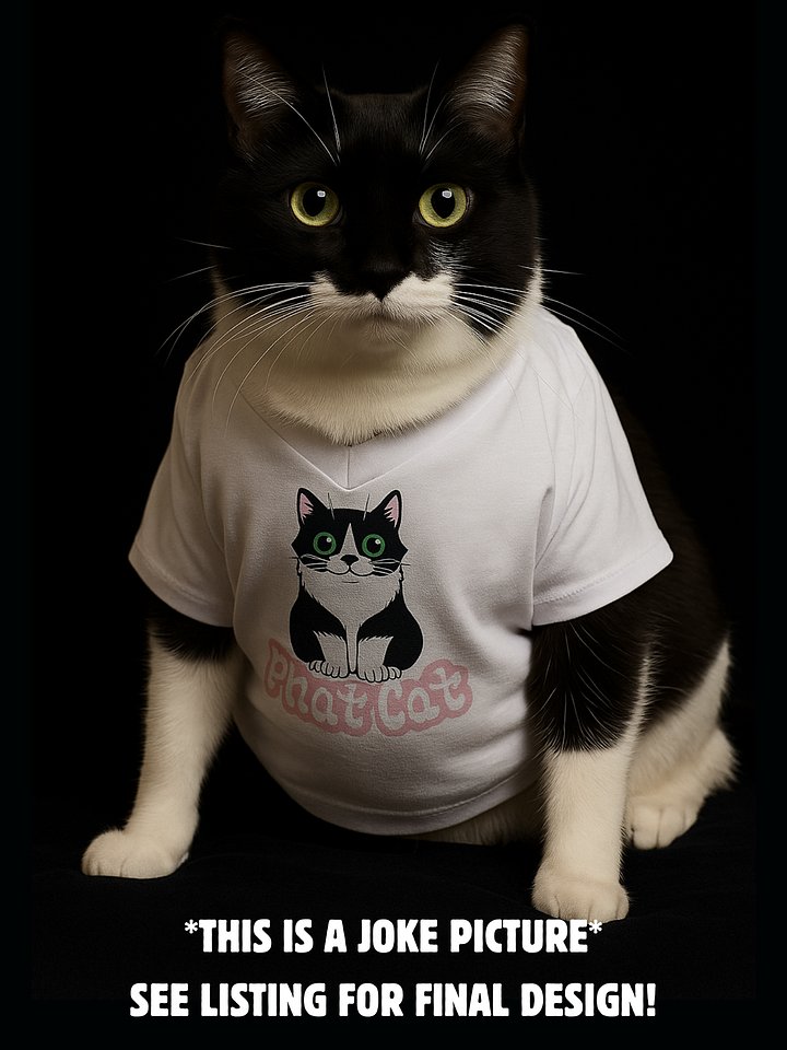 Phat Cat Women's Soft V-Neck (Pink) product image (2)