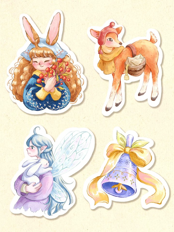 Mysteric Winter Sticker Pack product image (1)