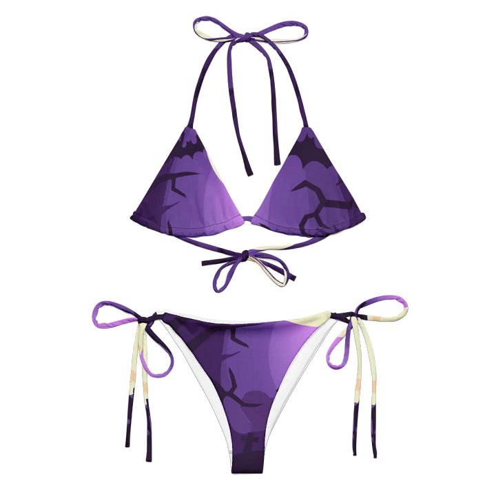 All-Over Print Recycled String Bikini product image (2)