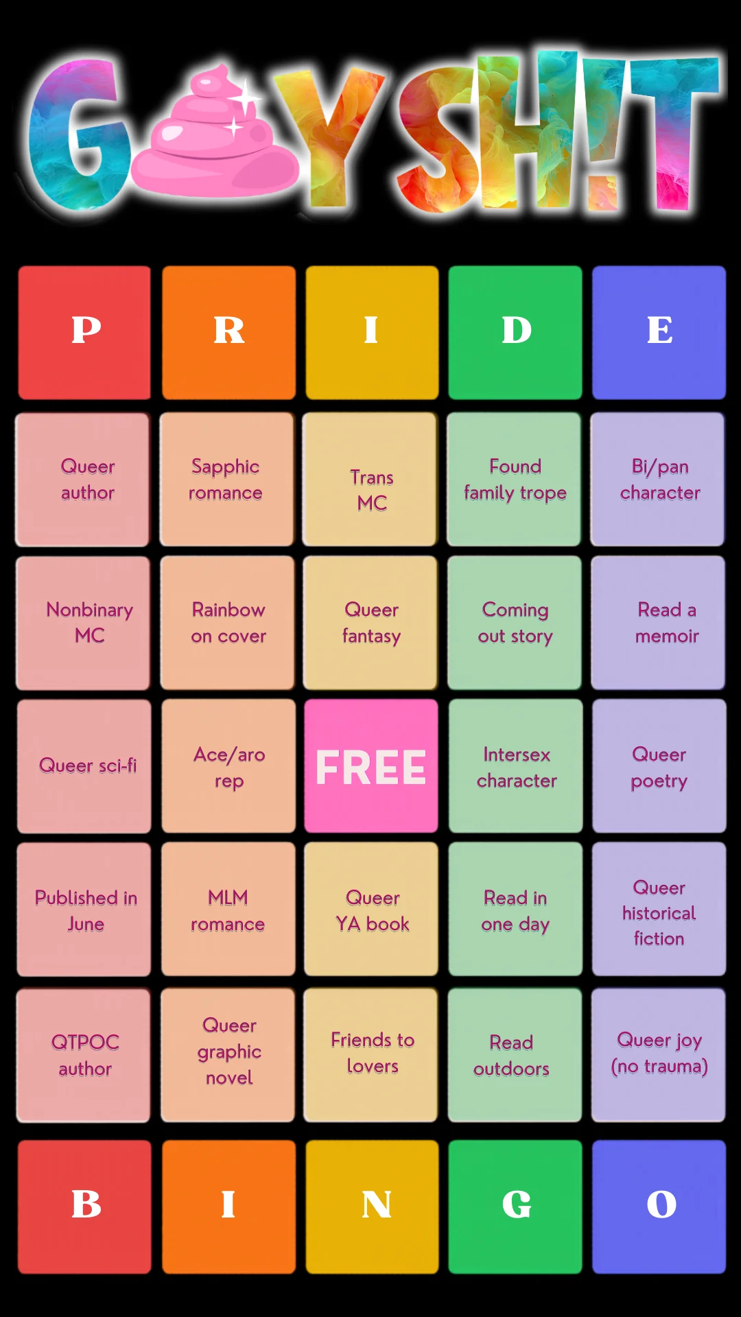 GAY SH!T 2026 Bingo Story/Reel Graphic product image (1)