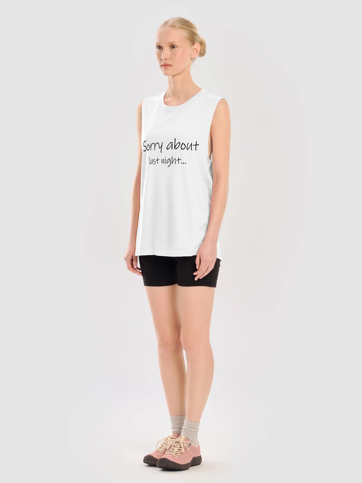 Sorry About Last Night Muscle Tank product image (5)